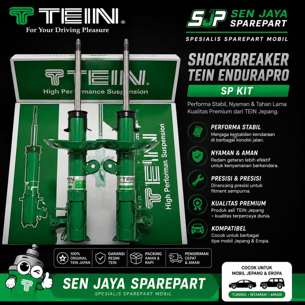 SHOCKBREAKER DEPAN MITSUBISHI PAJERO SPORT ORIGINAL T TEIN ENDURAPRO PLUS