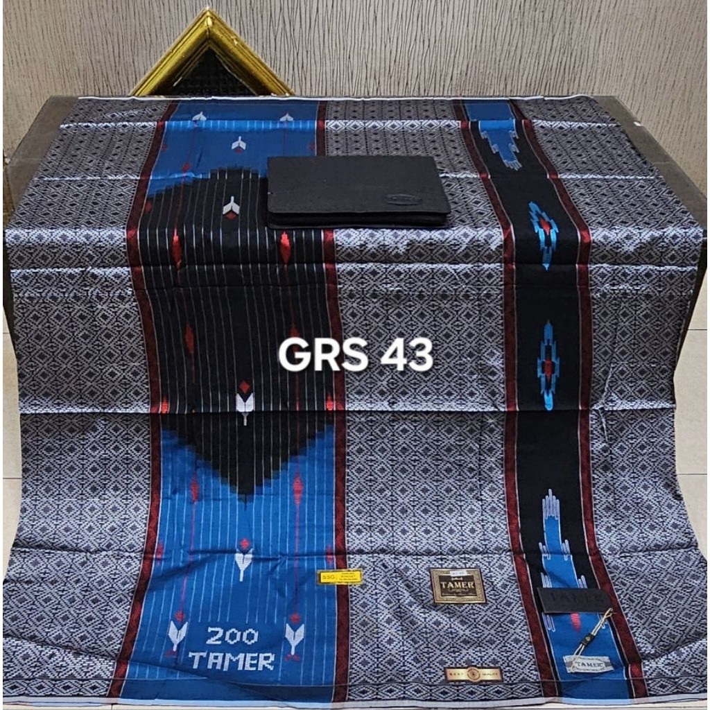 PROMO COD sarung TAMER 200 mesres full songket timbul mewah berkualitas asli tenun tradisional
