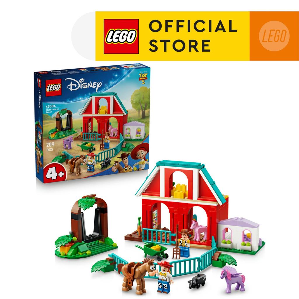 LEGO Disney Pixar 43304 Toy Story 5 Blaze’s Horse Ranch (209 Pieces), Toys, Building Block, Mainan A