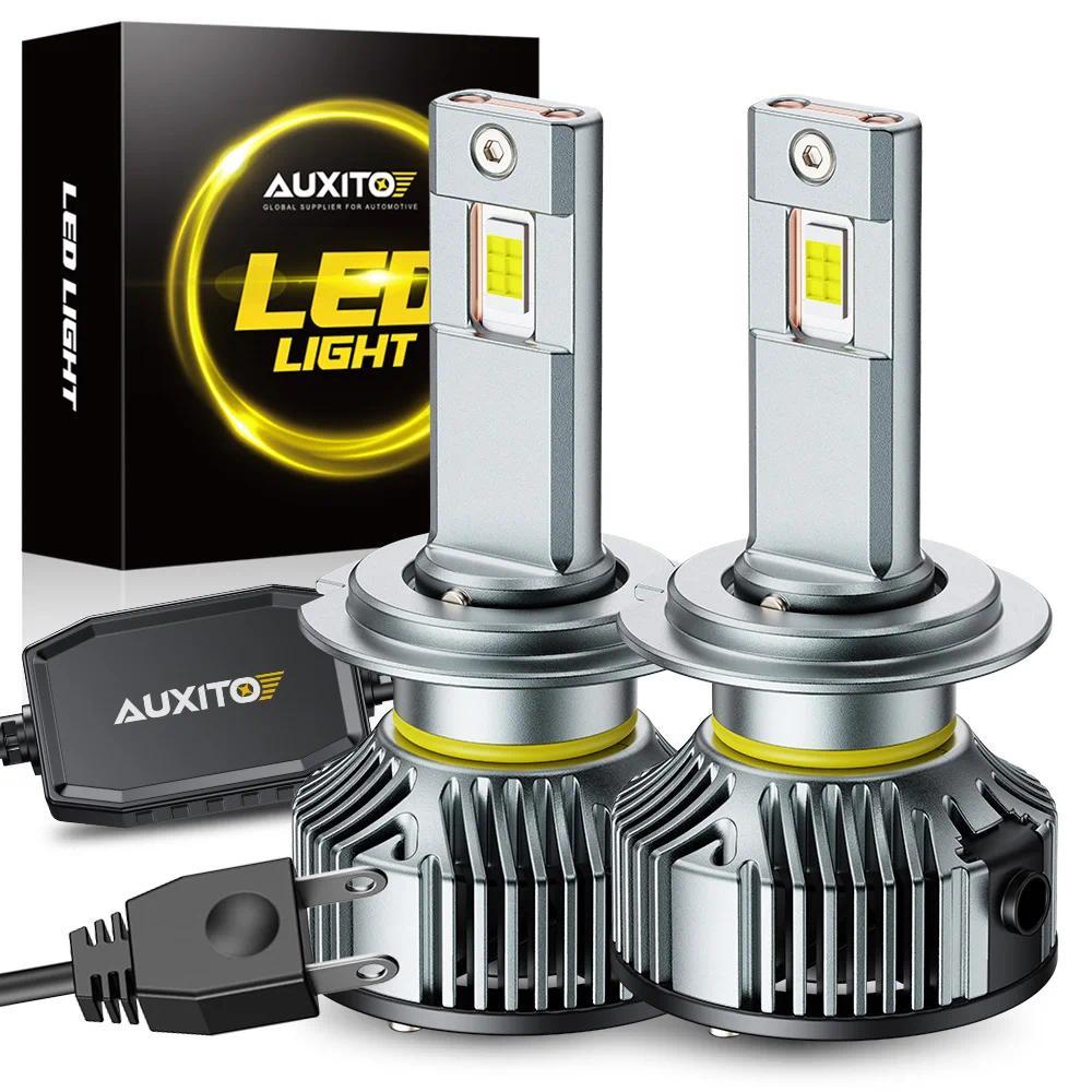 2Pcs AUXITO Y19 Turbo H7 LED High Low Beam Headlamp Canbus Error Free Car Headlight H7 30000LM for V