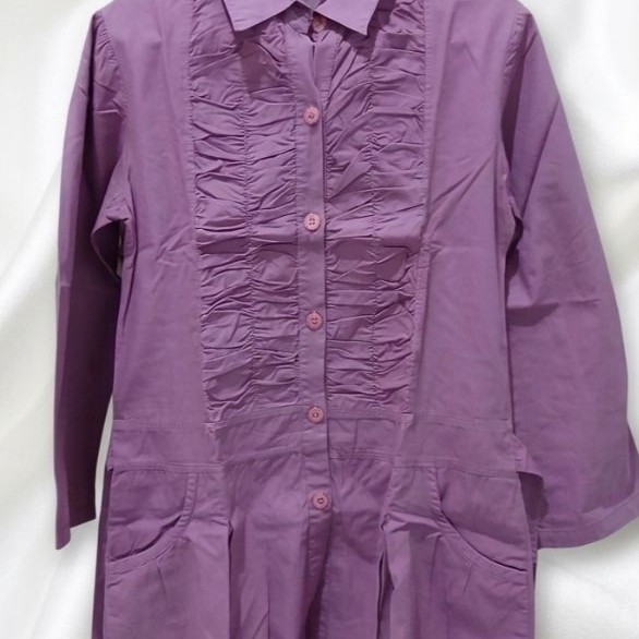 Kemeja (Blouse) Panjang Lilac