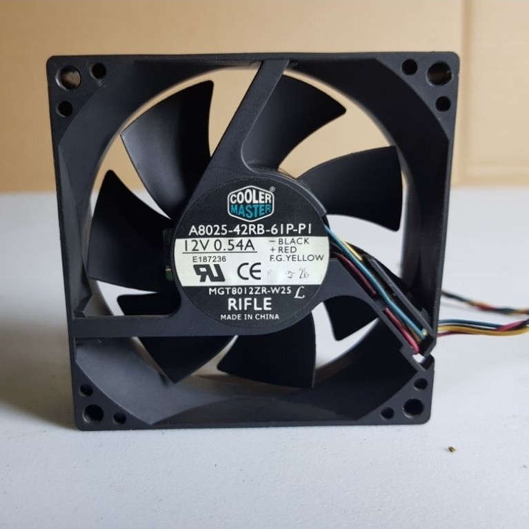 Fan kipas COOLER MASTER DC 12V_0.54A 8X8CM 4Pin