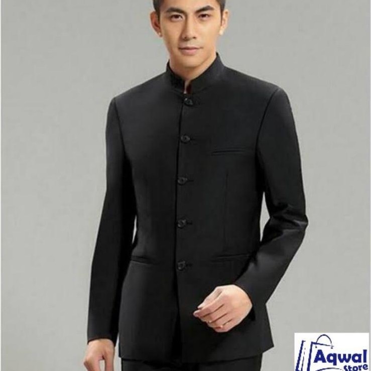 NEW PROMO JAS MANDARIN PRIA JAS KOKO PRIA JAS PORMAL JAS SANGHAI JAS HITAM PORMAL JAS GAKURA JAS KOK