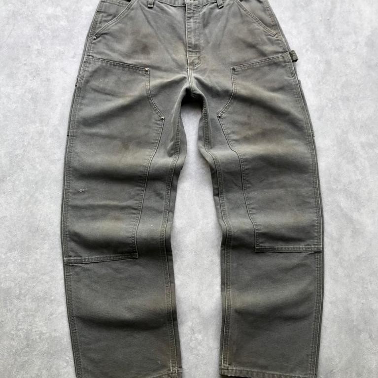 Carhartt Double Knee Pant Stain Moss Green