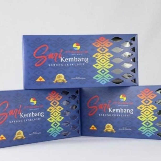 sarung sritex sari kembang hijau