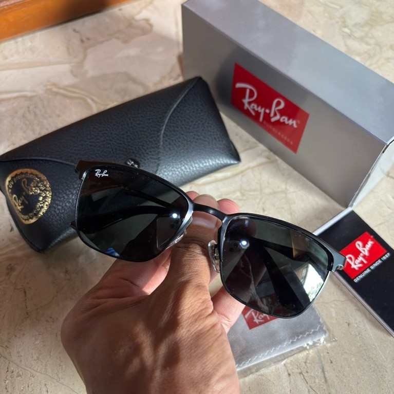 kacamata klasik ray-ban Rb 3508 sz 56 full hitam