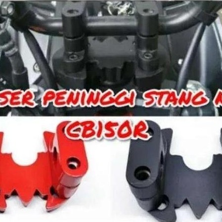 Ada Stok Raiser Peninggi Stang New Cb150r Model Batman Hitam