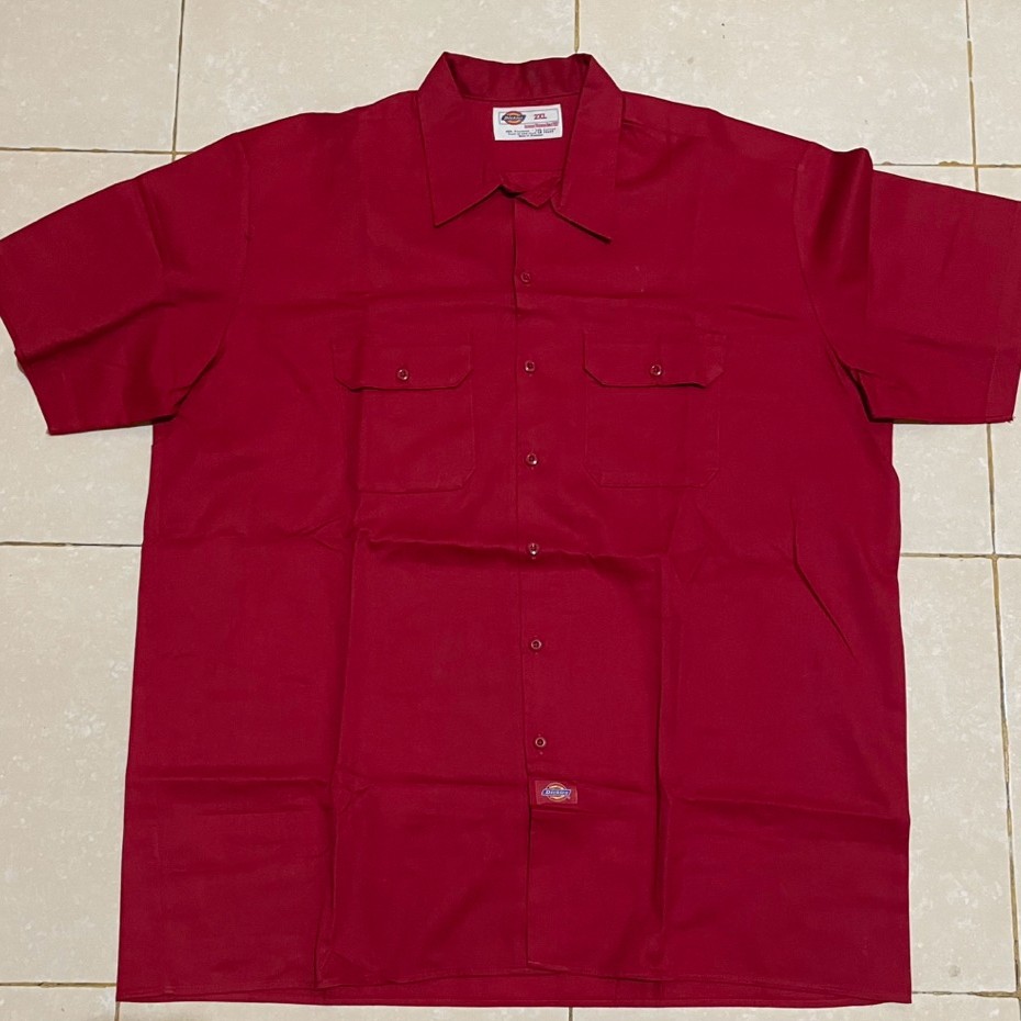 workshirt dickies merah