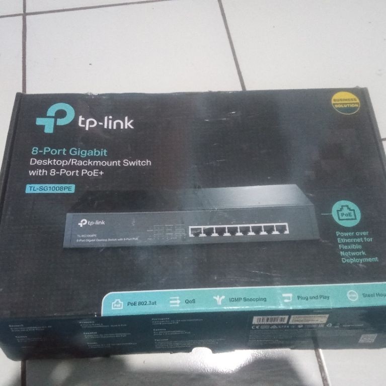 TP-LINK 8-PORT GIGABIT TIPE TL-SG1008PE