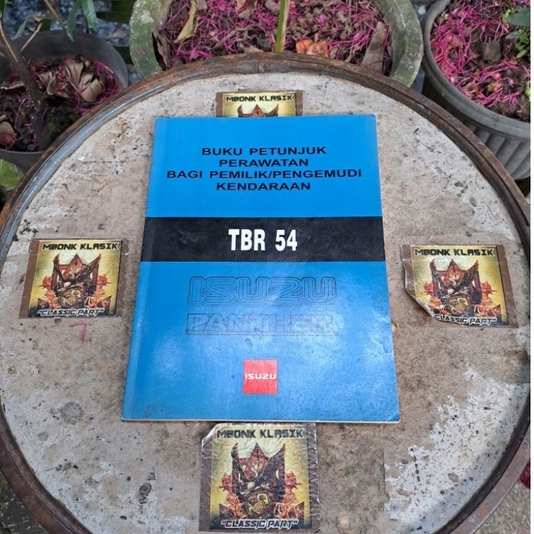buku petunjuk perawatan mobil isuzu panther TBR 54 ORIGINAL buku manual book isuzu panther buku isuz