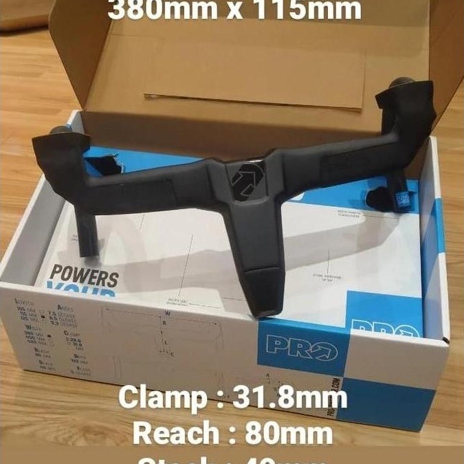 Handlebar Drop Bar Pro Vibe Evo Integrated Carbon 31.8Mm