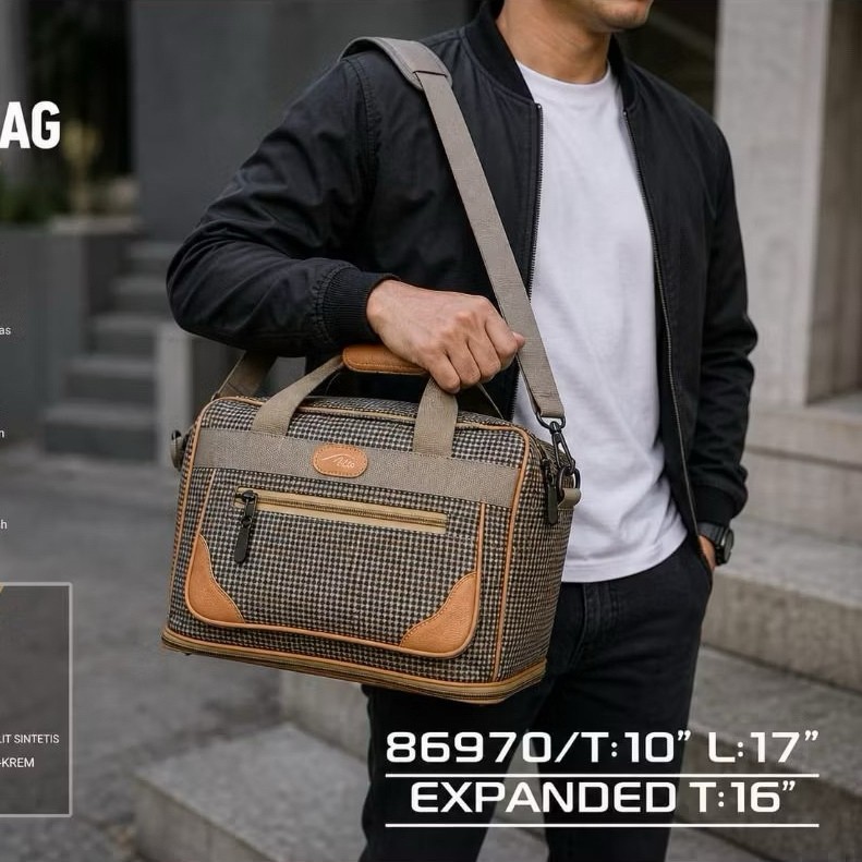 Travel Bag Alto Premium – Tas Traveling Besar Expandable Stylish Multifungsi Pria & Wanita