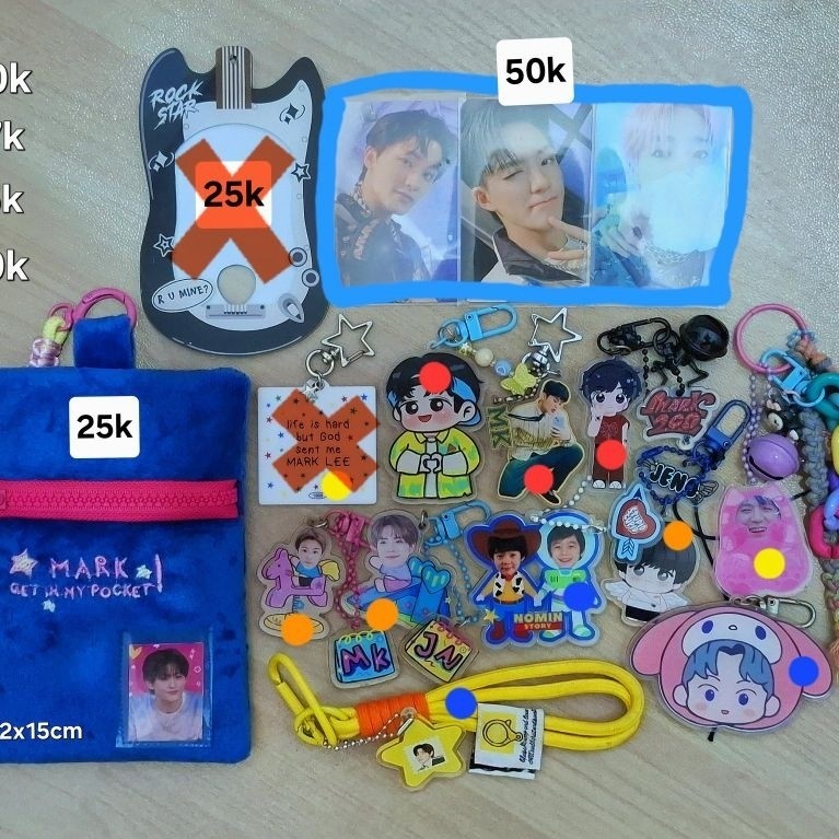 Photocard Keychain Pouch jeno mark NCT DREAM nomin keyring tds2 tc 2baddies glitch mode