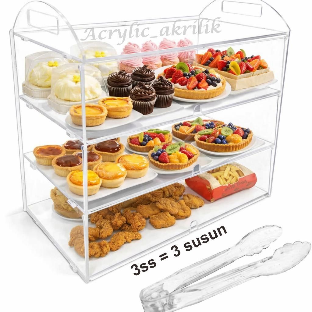 Etalase Kue, Rak Roti akrilik S3