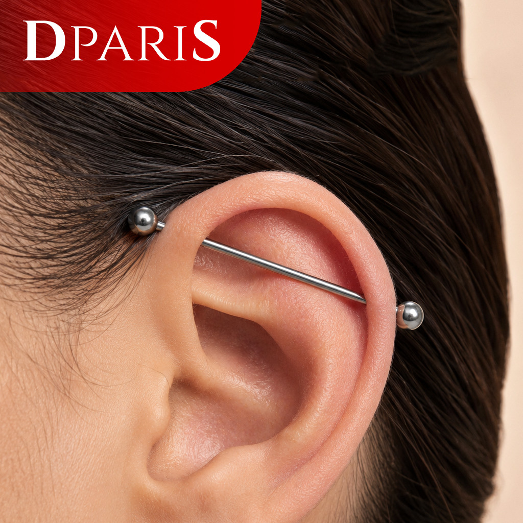 DPARIS Anting Tindik Telinga Industrial TTMID