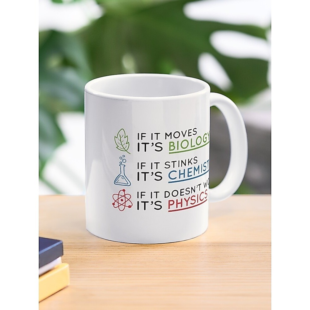 Gelas Keramik Science Coffee Mug
