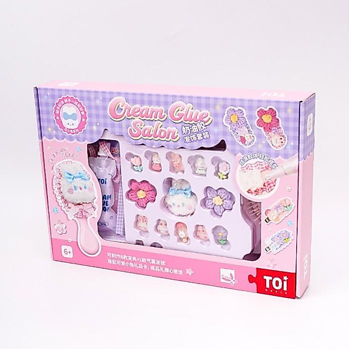 Ohsome Cream Glue Salon Comb Diy Set Mainan Kerajinan Tangan Rakit Sisir Mainan Salon Diy