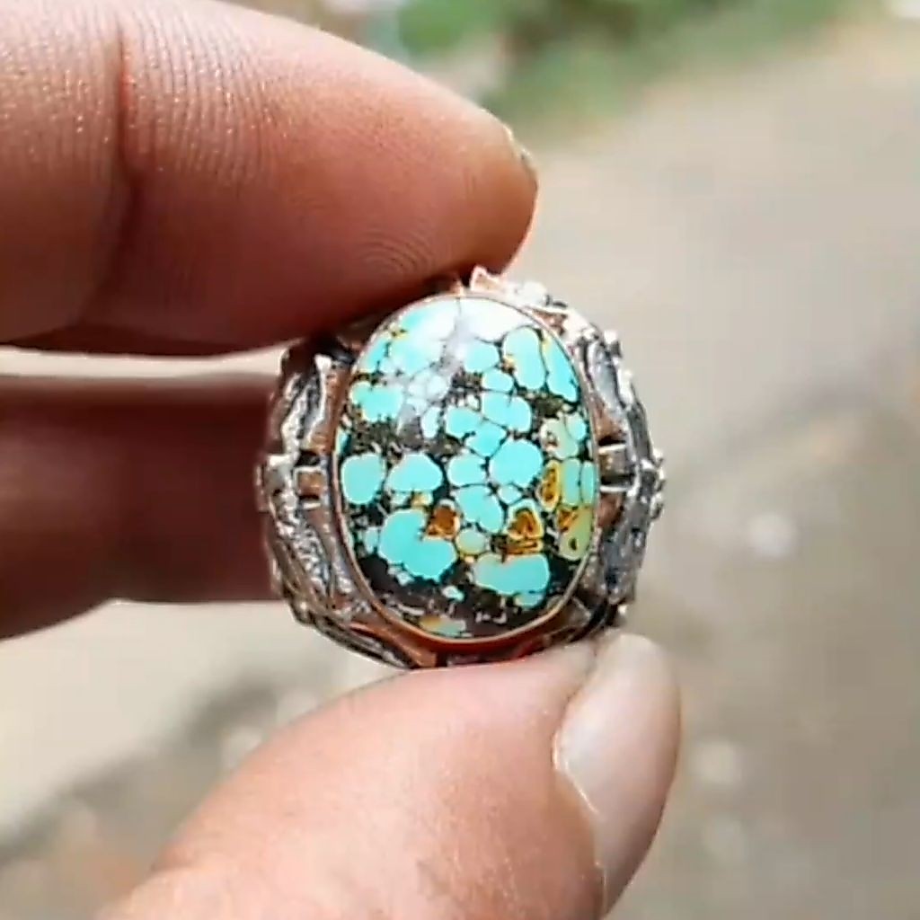 Batu Pirus Hubei Ceplok Kura Telor Asin
