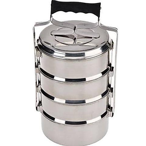 NEW PRODUCT Maspion Rantang Stainless Steel Susun 4 Rantang 16cm Bekal 4Susun 16/4 16 cm 4 susun