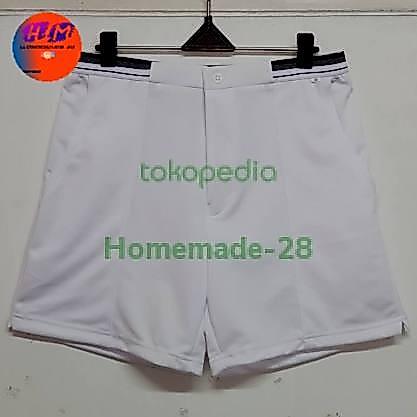 Celana Tenis Putih Polos/ Celana Tes Tni-Polri/Celana Putih Polos
