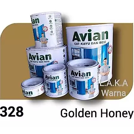 Cat Avian Kayu Besi ( 328 Golden Honey) 1kg