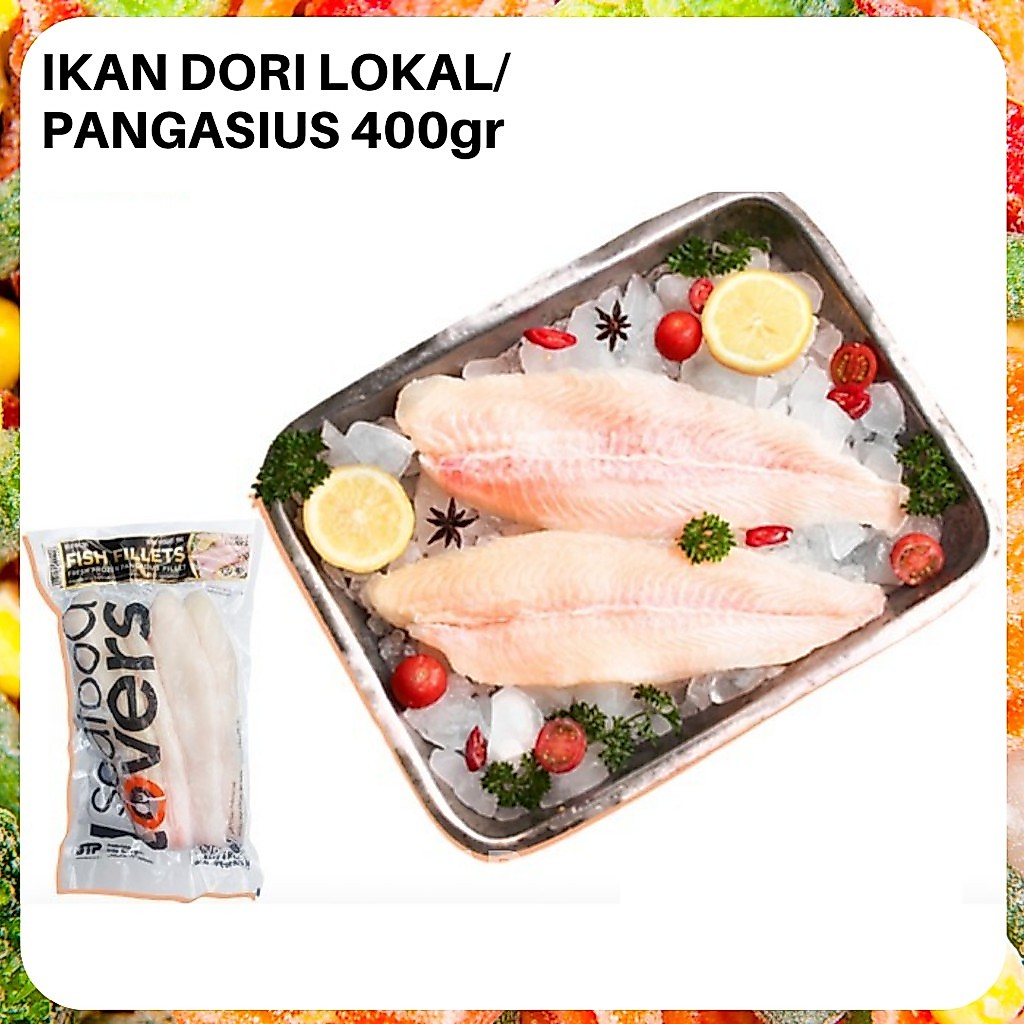 Ikan Dori Fillet 400gr Pangasius Fillet Ikan Dori Lokal Ikan Patin Pasar Beku Padang