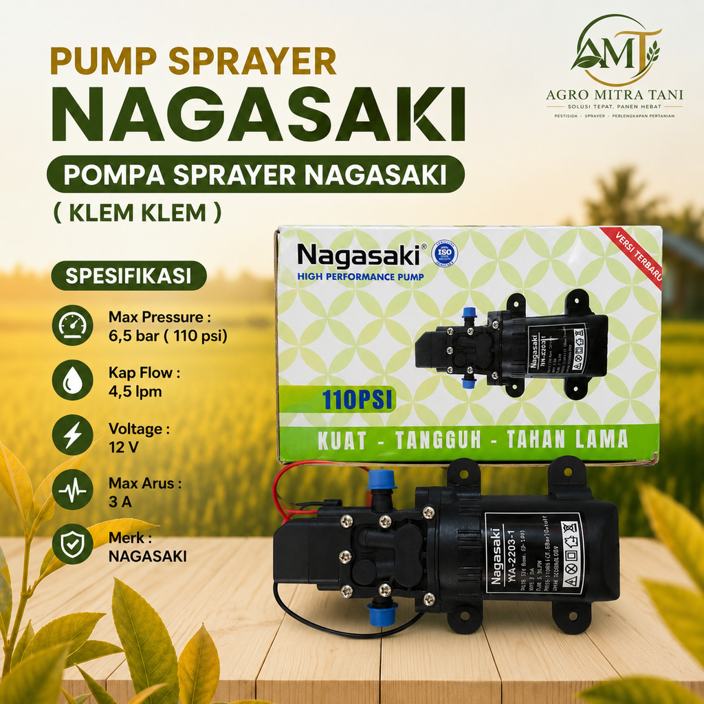 PUMP SPRAYER NAGASAKI / POMPA SPRAYER NAGASAKI ( KLEM KLEM)