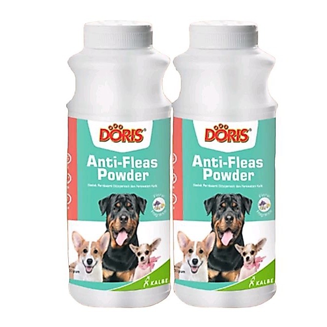 Bedak Doris Bedak Anti Kutu untuk Anjing Kucing