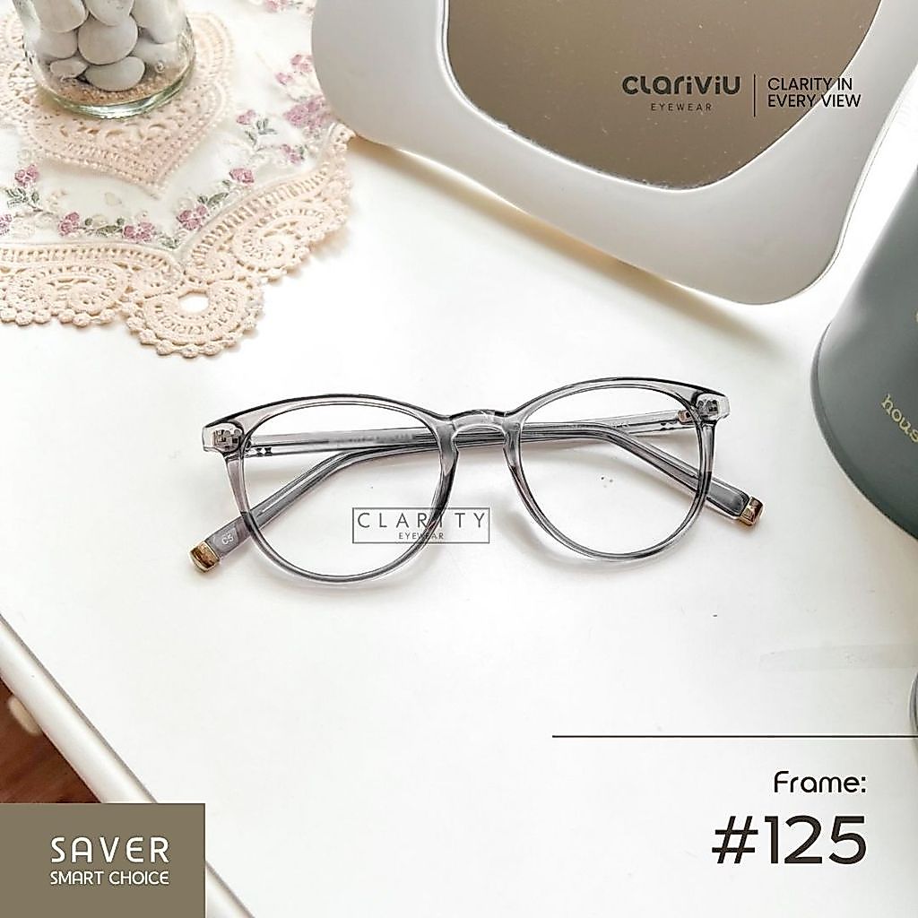 CLARIVIU #125 Frame Kacamata Wanita Fashion Minus