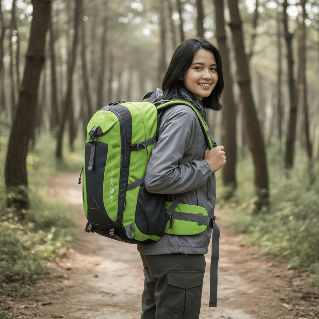 LANGFORD - Tas Gunung 40L Tas Travel Tas Keril Ransel Carrier Pria Wanita