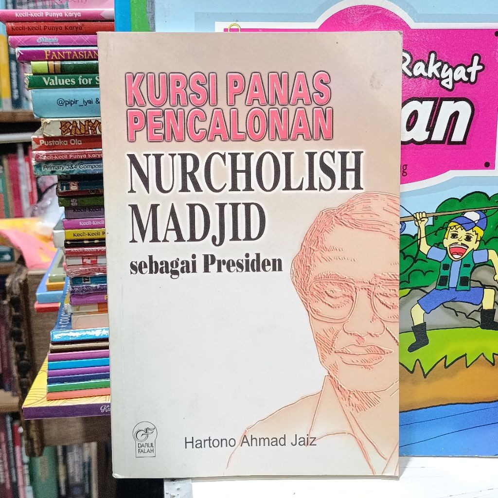Buku Kursi Panas Pencalonan Nurcholish Madjid - Hartono Ahmad Jaiz
