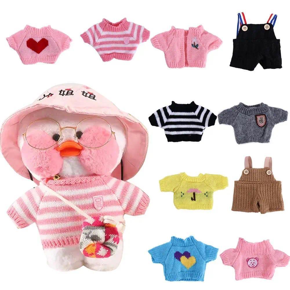 Plush Toy Birthday Gifts Mini Ducks 30cm Yellow Duck Clothes LaLafanfan Clothes Ducks Doll Clothes P
