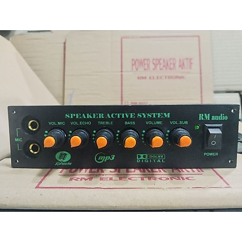 HEMAT Kit Power spiker aktif mono Echo+Trafo 5 amper **