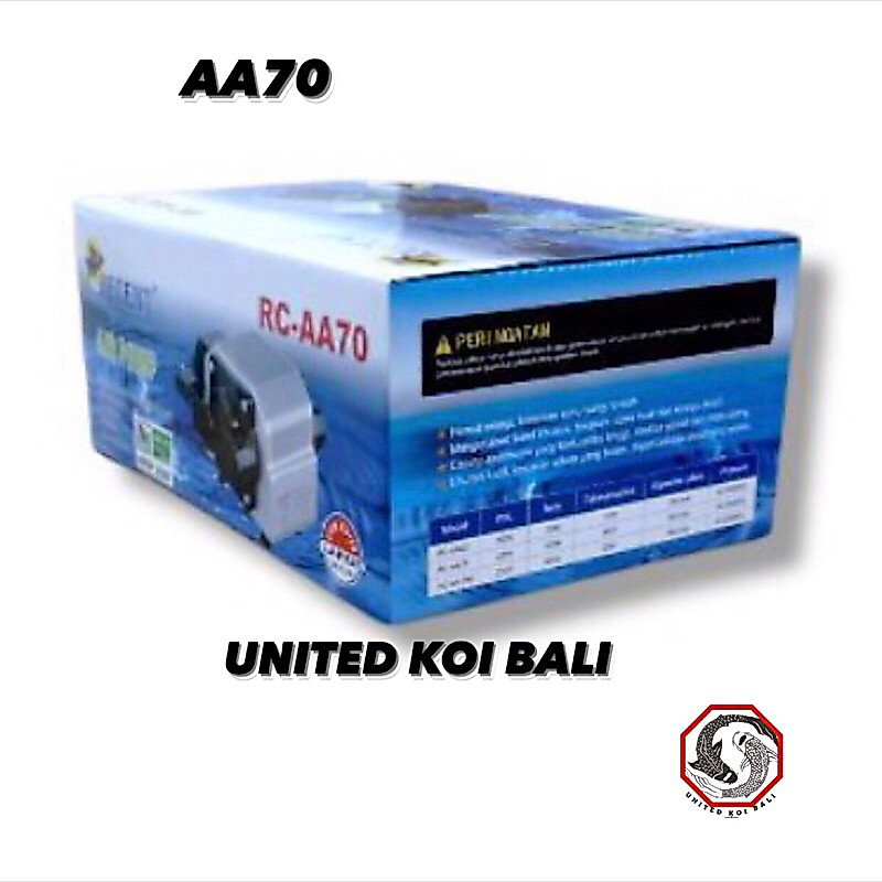 RECENT RC AA 70 AA70 BLOWER HI BLOW AERATOR MESIN GELEMBUNG UDARA
