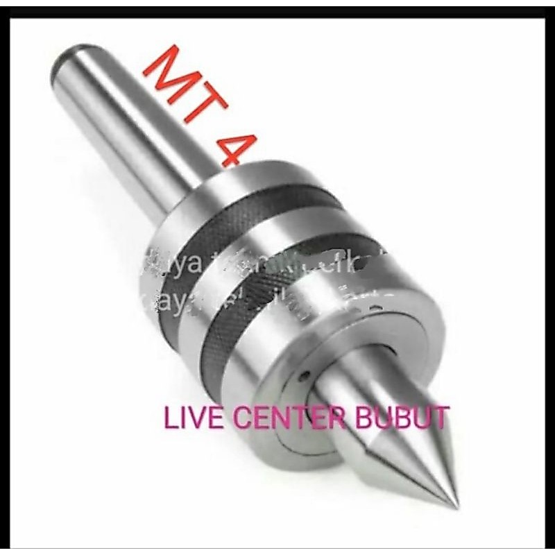 Live center MT 4 -center bubut MT 4-center putar