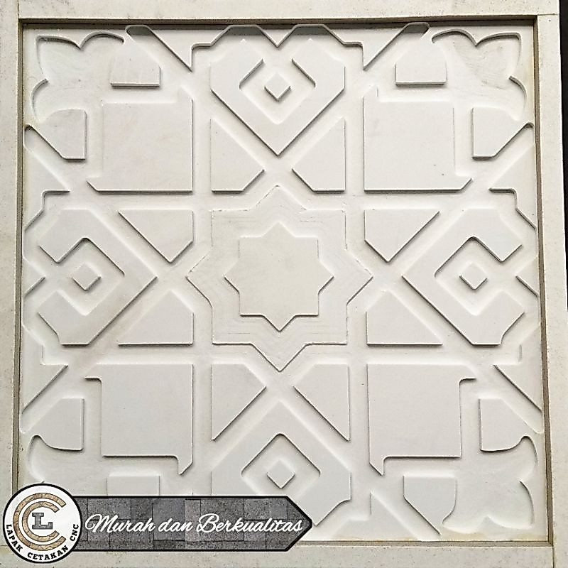 Cetakan Masif GRC Model Panel Dinding Motif Trap