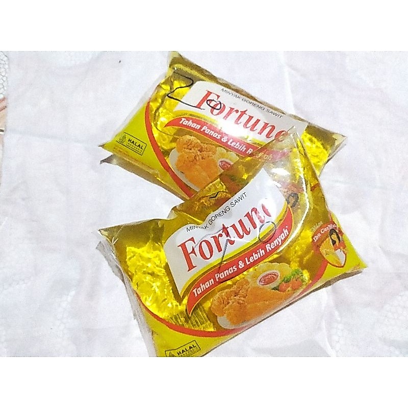 Minyak goreng fortune 1 liter bantalan