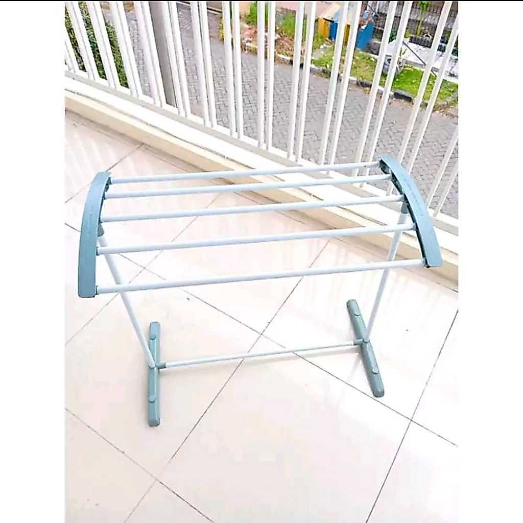 DYNAMIC / RAK JEMURAN HANDUK CH 24 / JEMURNA BAHAN PLASTIK 5 PIPA / TANPA RODA