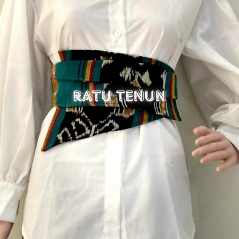 Obi Tenun Belt + Obi Tenun Etnik + Obi Tenun Murah + Obi + Ikat Pinggang Unisex + Ikat Pinggang Tenu