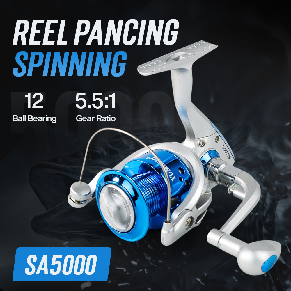 NX1 YUMOSHI Reel Pancing Spinning Fishing Reel 5.5:1 SA Series SA5000