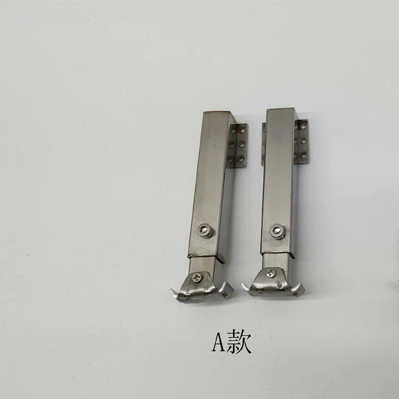 2Pcs Stainless Steel Trailer Support Legs Pillar for 1/14 Tamiya RC Truck Tipper Scania Mercedes Ben