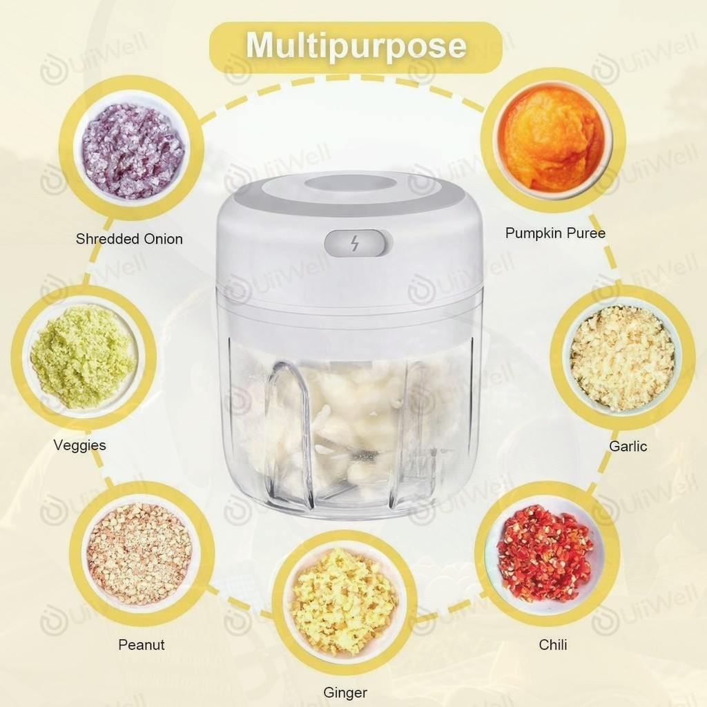 Chopper Mini Manual Speedy Blender Tarik Manual Penggiling Daging