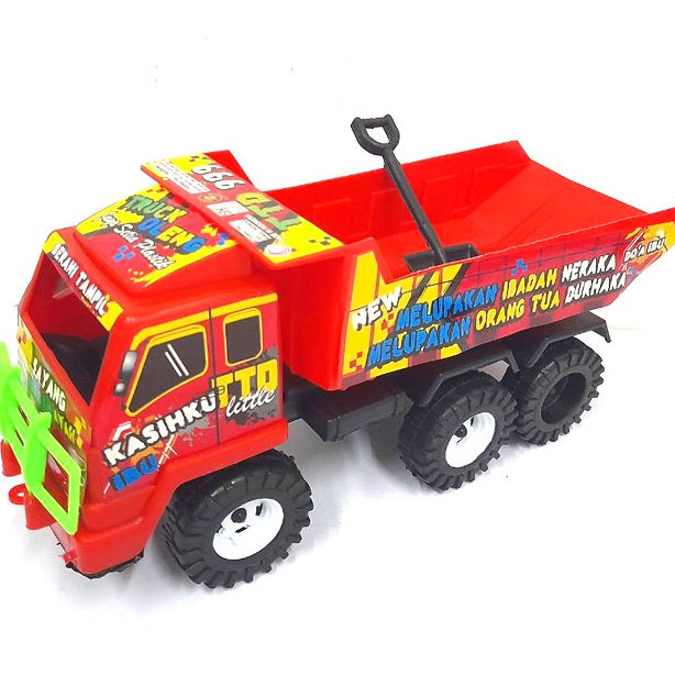 BARU Mainan Mobil Truk Tronton Mobil Pengangkut Pasir Dump Mobil Truck TTD NEW / Mainan Truk Oleng T