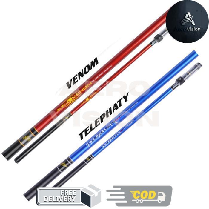 Joran Pancing Tegek Zoom Pole Maguro Venom 360  450 High Carbon - 360