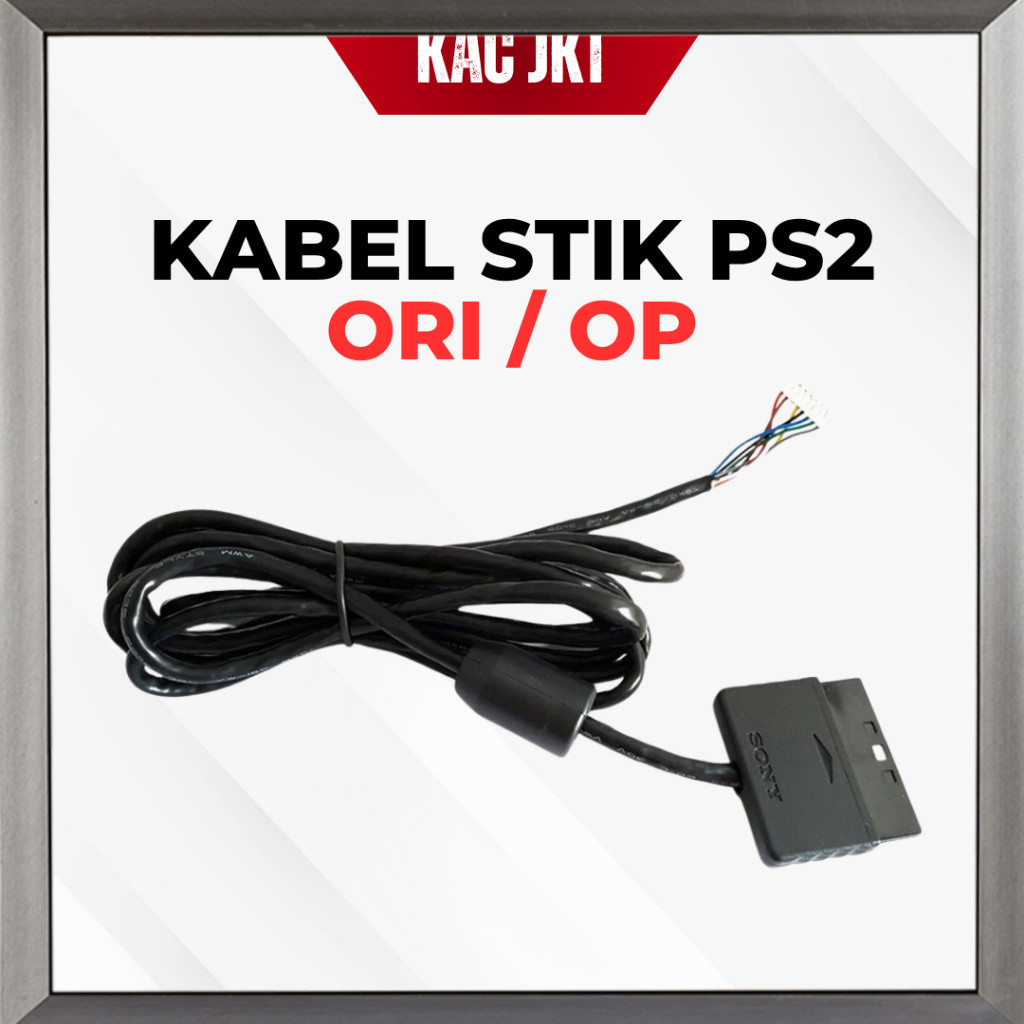 Bisa COD Kabel Stik Ps2 Ori Kabel Stick Ps2 Original Kabel Stik Ps2 Op Socket Soket Kabel Original P