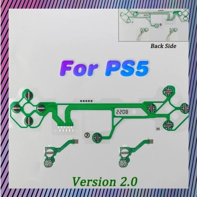 Original Pcb Stik PS5 Pcb Plastik Fleksibel Stik PS5 DS5 Versi 2.0 PRJ TERBARU 2026 COD TERMURAH TER