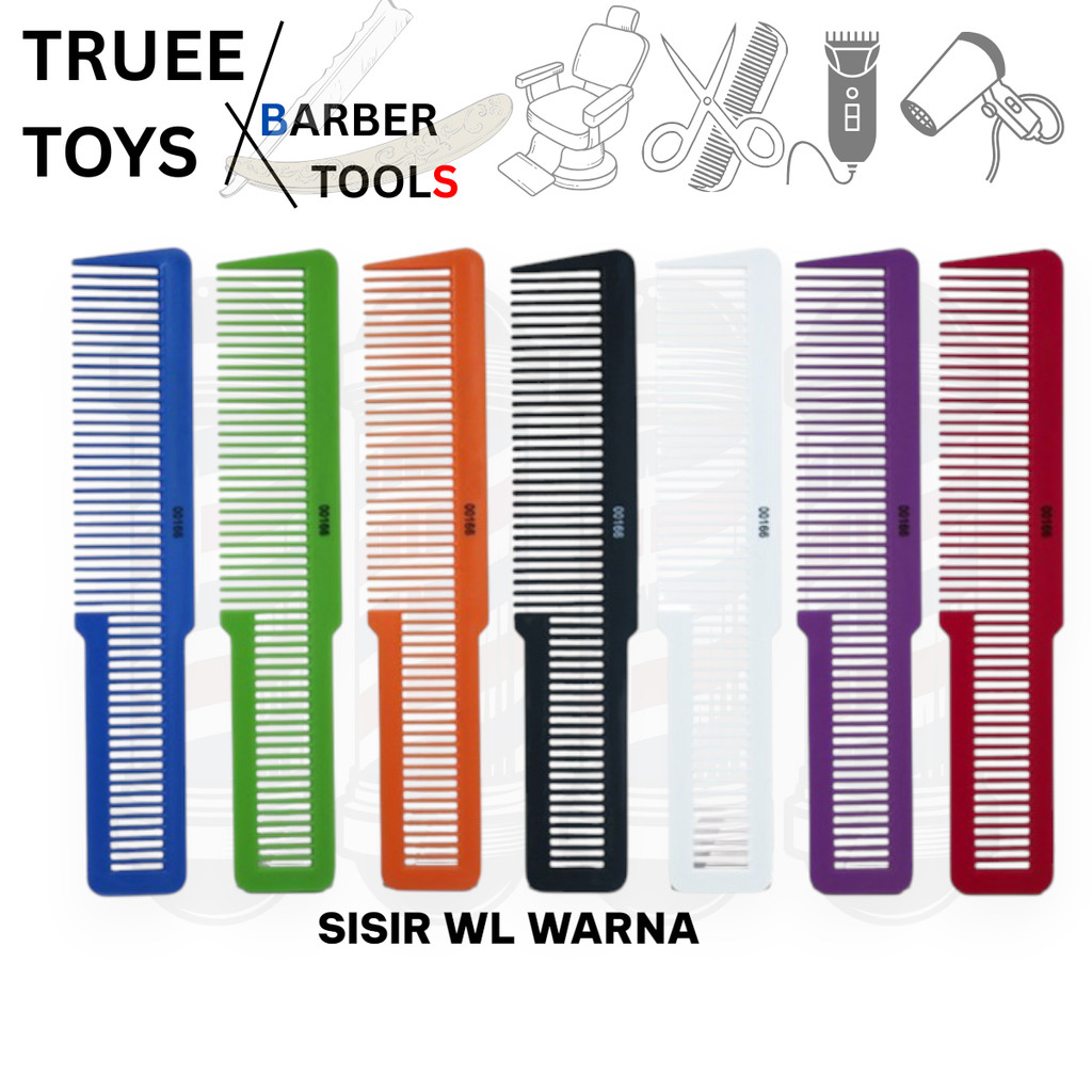 SISIR POTONG WL WARNA-WARNI SISIR POTONG RAMBUT SISIR RAMBUT