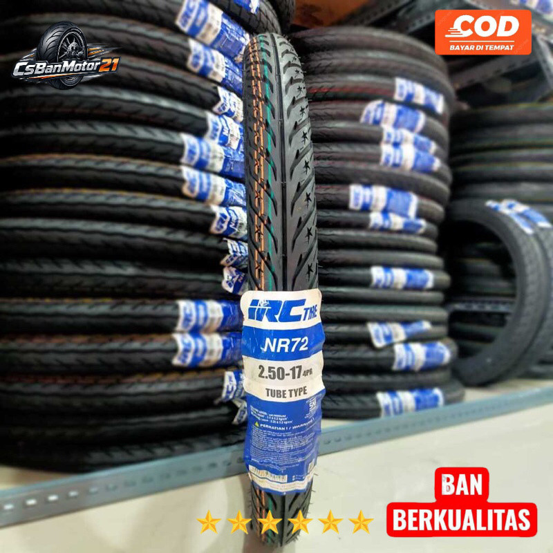 Ban Motor Ring 17 IRC Ukuran 70/90-17 80/90-17 Tubeless