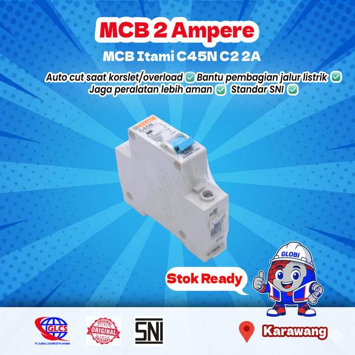 MCB Listrik itami 2A – Pengaman Listrik Rumah