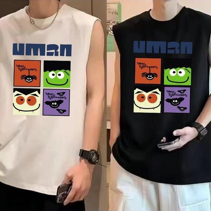 Rompi Musim Panas Terbaru 2026 untuk Pria dan Wanita, Pakaian Luar, Kaos Tanpa Lengan Olahraga, Poto